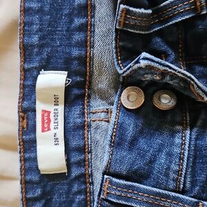 Levi's boot cut jeans in blue